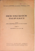Zbiór dokumentów małopolskich część V