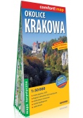 Okolice Krakowa laminowana mapa turystyczna 1:50 000