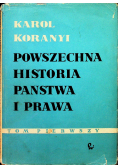 Powszechna historia państwa i prawa tom pierwszy