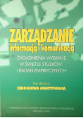 Zarządzanie informacją i komunikacją zagadnienia wybrane w świetle studiów i badań empirycznych