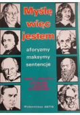 Myślę więc jestem Aforyzmy maksymy sentencje