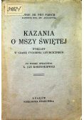 Kazania o Mszy Świętej 1931 r
