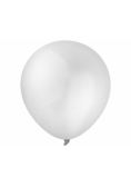 Balony Decomex metallic White 100szt