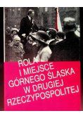 Rola i miejsce Górnego Śląska w Drugiej Rzeczypospolitej