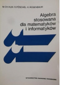Algebra stosowana dla matematyków i informatyków