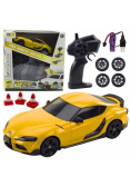 Auto Sportowe RC z wymiennymi kołami żółte