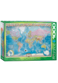 Puzzle 1000 Mapa Świata