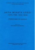 Akta miasta Łodzi