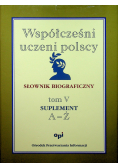 Współcześni uczeni polscy Słownik biograficzny Tom V