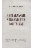 Amerykańskie stronnictwa polityczne