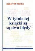 W tytule tej książki są są dwa błędy