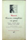 OEuvres completes en prose
