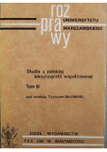 Studia z polskiej leksykografii współczesnej Tom III