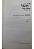 Oxford Dictionary Of Current Idiomatic English Volume 1