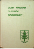 Studia i Materiały do dziejów Suwalszczyzny