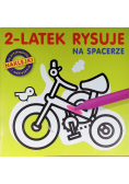 2 latek rysuje Na spacerze