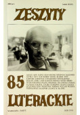 Zeszyty Literackie Nr 85