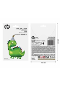 Balon foliowy Dinozaur w czapeczce 36cm
