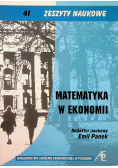 Matematyka w ekonomii