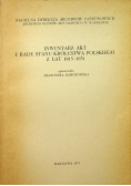 Inwentarz akt i rady stanu królestwa a polskiego z lat 1815 1831