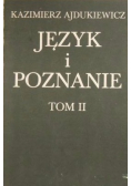Język i poznanie Tom II