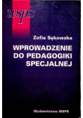 Wprowadzenie do pedagogiki specjalnej