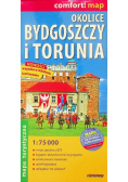 Okolice Bydgoszczy i Torunia mapa