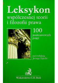 Leksykon współczesnej teorii i filozofii prawa