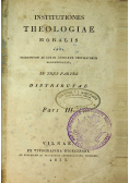 Institutiones theologiae moralis Tom III 1833 r