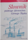 Słownik polskiego śpiewactwa Górnego Śląska autograf Hanke