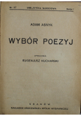 Asnyk Wybór poezji 1924 r