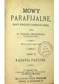 Mowy parafijalne Część IV 1884 r.