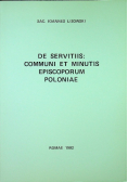 De servitiis communi et minutis episcoporum poloniae