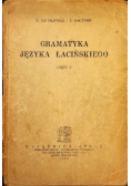 Gramatyka języka łacińskiego Część 2 1924 r.