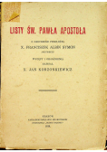 Listy św Pawła Apostoła 1929r