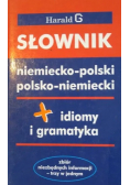 Słownik niemiecko - polski polsko - niemiecki idiomy i gramatyka