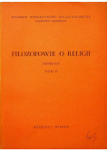 Filozofowie o religii Tom II