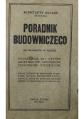 Poradnik budowniczego 1924 r