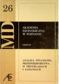 Analiza finansowa przedsiębiorstwa w przykładach i zadaniach