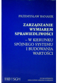 Zarządzanie wymiarem sprawiedliwości