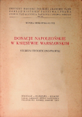 Donacje napoleońskie w Księstwie Warszawskim