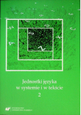 Jednostki języka w systemie i w tekście 2