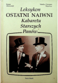 Leksykon Ostatni Naiwni Kabaretu Starszych Panów