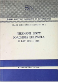 Nieznane listy Joachima Lelewela z lat 1831 - 1846