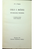 Oko i mózg Psychologia widzenia