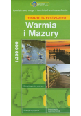 Warmia i Mazury mapa turystyczna 1:250 000