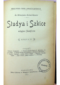 Studya i szkice 1901r