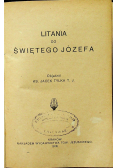 Litania do Świętego Józefa 1918 r.