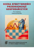 Ocena efektywności przedsięwzięć gospodarczych