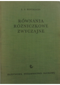 Równania różniczkowe zwyczajne